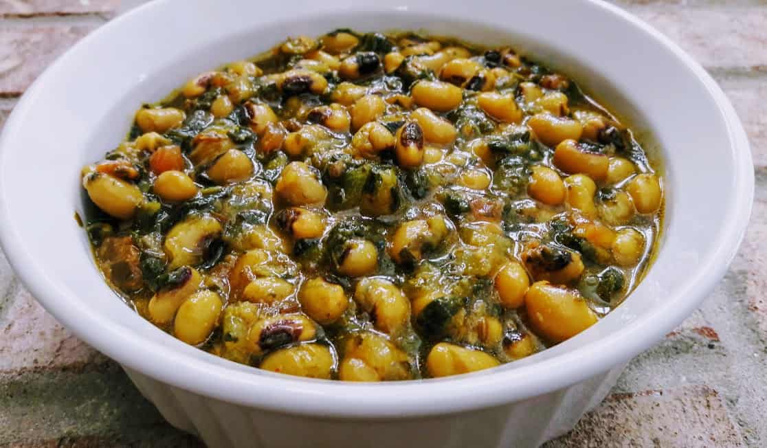 Black Eyed Peas Spinach Stew - Instant Pot - Profusion Curry