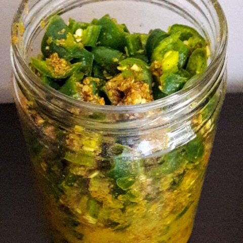 Indian Green Chili Pickle