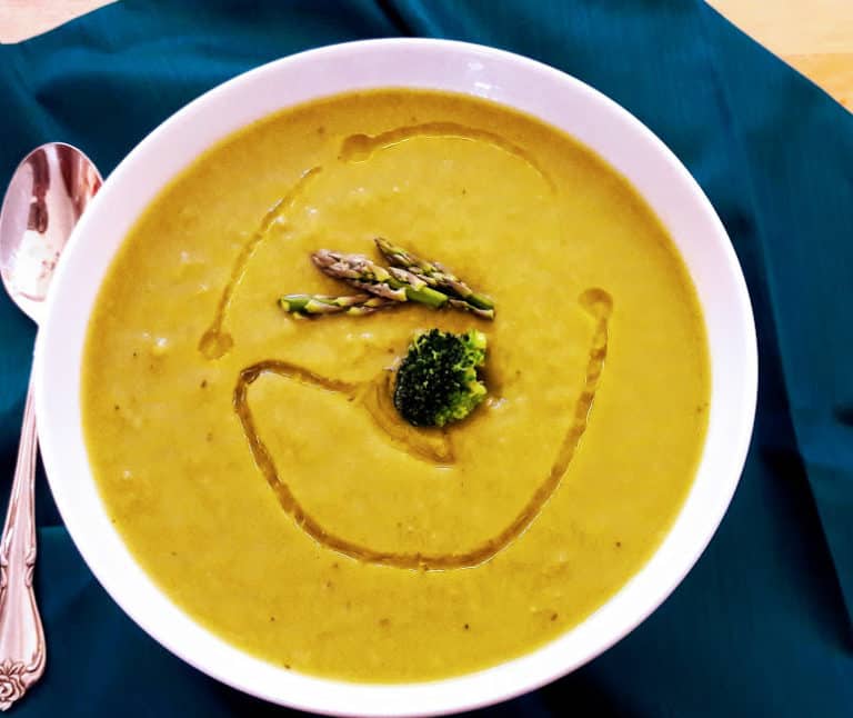 Asparagus Broccoli Soup Recipe InstantPotVeganGluten Free Profusion Curry