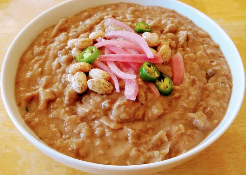 Refried Pinto Beans Instant Pot Option Profusion Curry