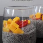 Pinterest image for chia pudding recipe.