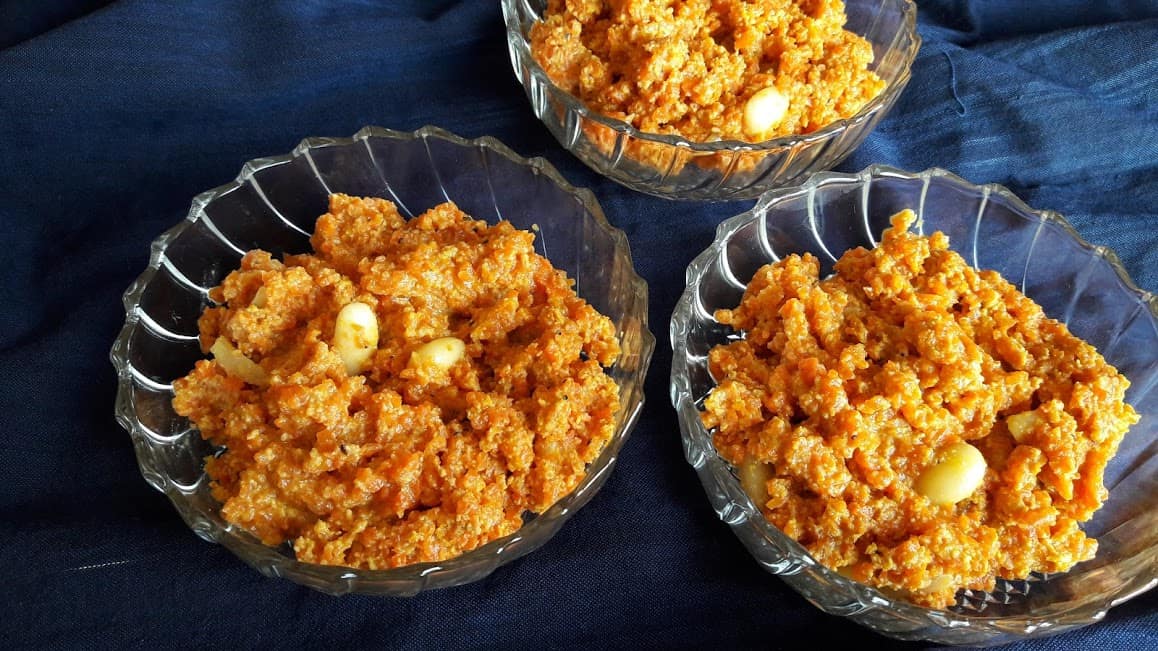 Carrot Almond Pudding