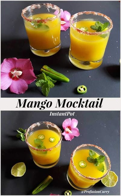 Pinterest image for Mango Mocktail
