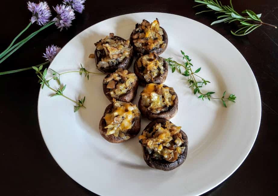 Classic Stuffed Mushrooms - Profusion Curry