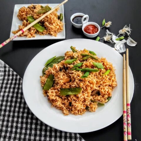 Vegetable Schezwan Rice