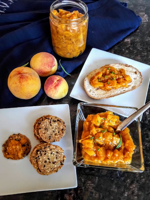 Instant Pot Peach Chutney