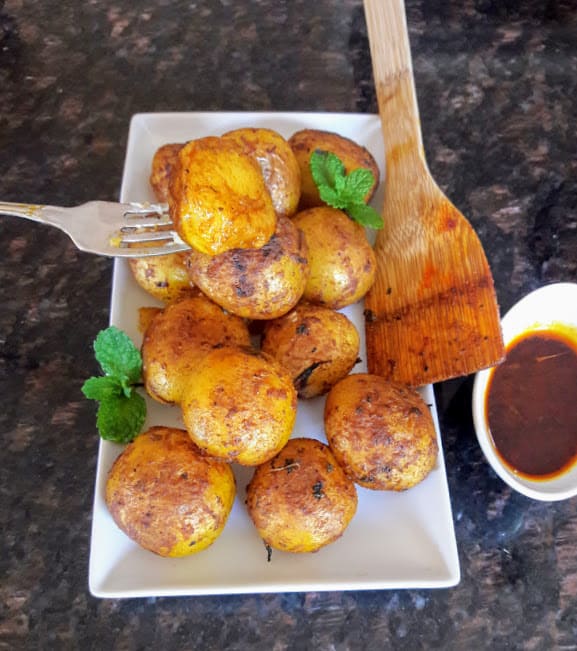 Roasted Masala Potatoes InstantPot