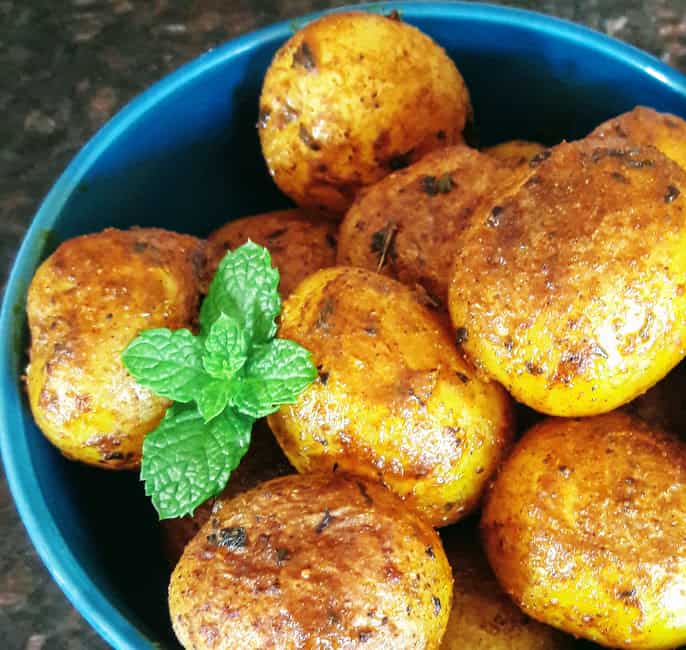 Roasted Masala Potatoes InstantPot
