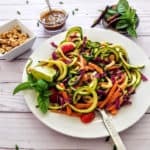 Thai Zucchini Noodles -Keto