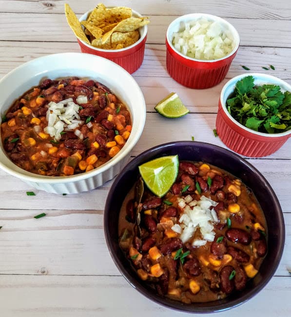 Instant Pot Vegetarian Bean Chili Profusion Curry
