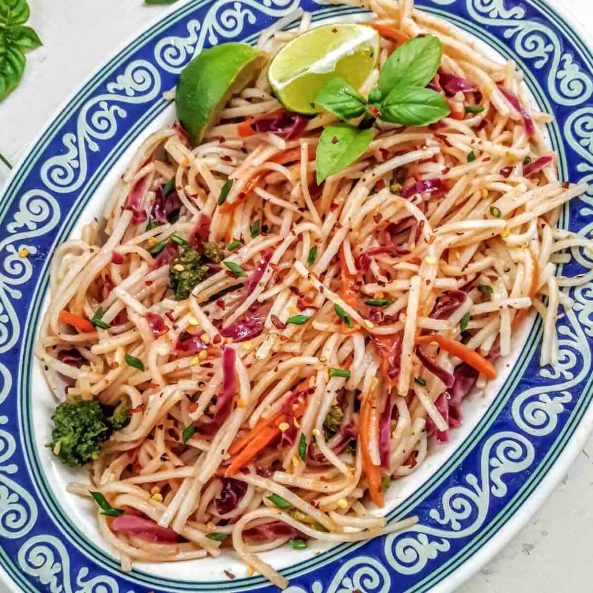 Rice Noodles Stir Fry - Profusion Curry