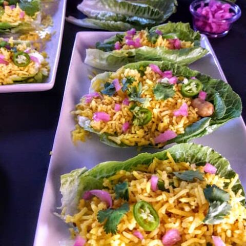 Lettuce Wraps-Turmeric Lemon Rice Recipe