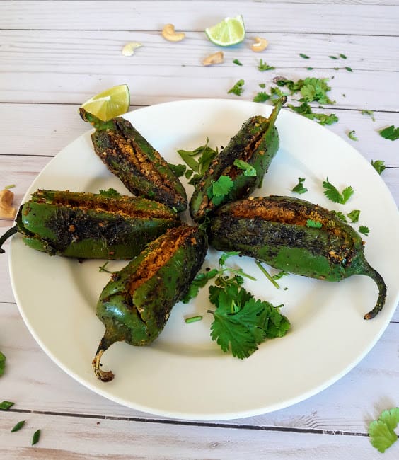 Recipe: Indian Stuffed Jalapeño Peppers-ProfusionCurry