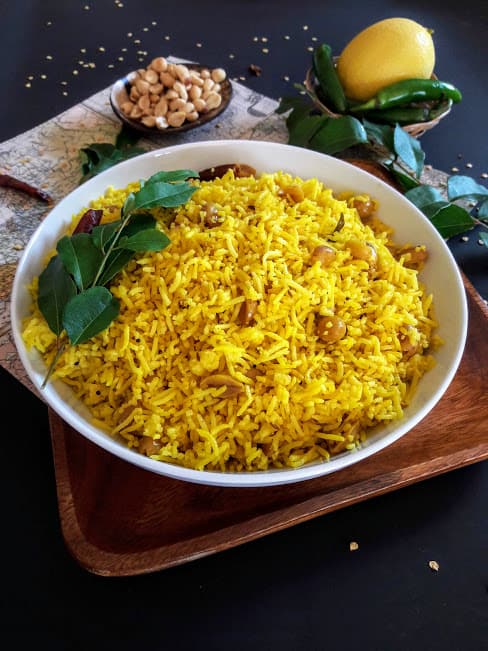 Turmeric Lemon Rice Recipe InstantPot