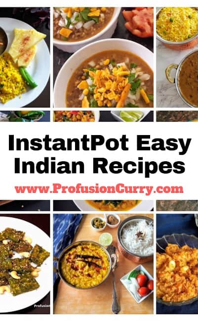 Indian vegetarian recipes discount for instant pot