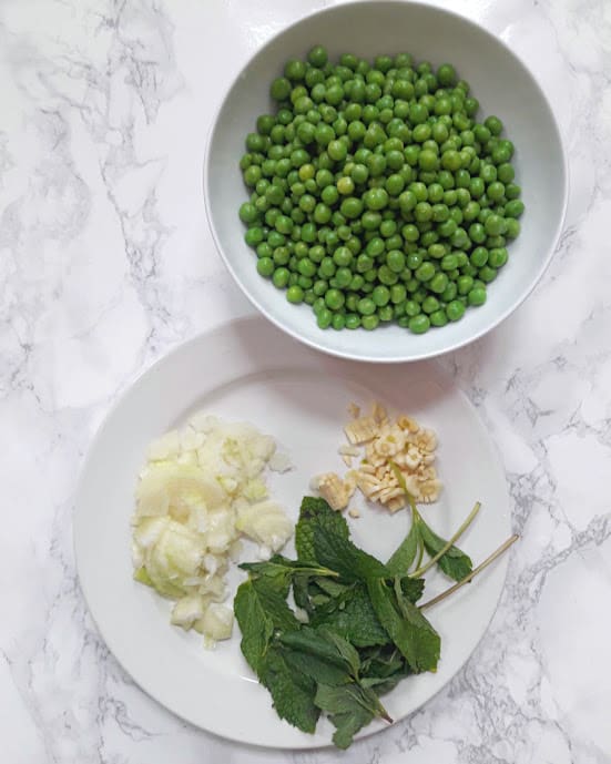 Green Peas and Mint Soup Ingredient List