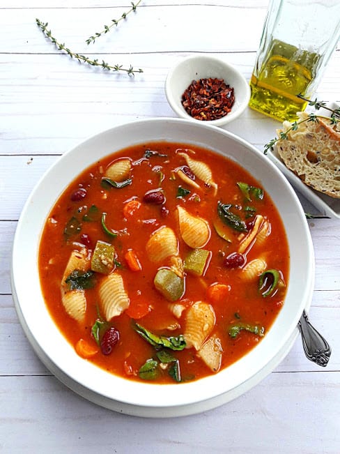 Minestrone soup discount vegetarian instant pot