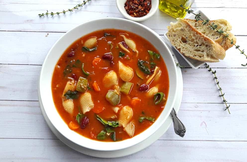 Healthy Easy Minestrone Soup