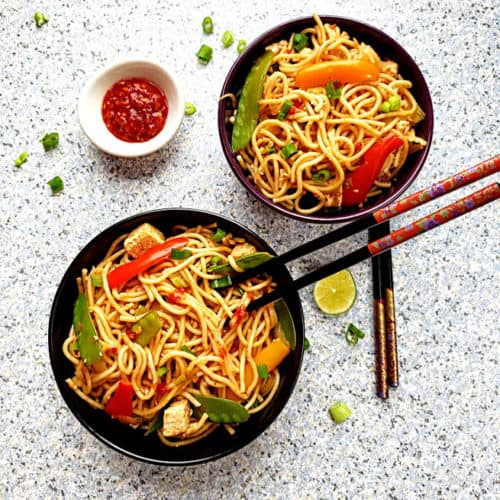 Chili Garlic Chinese Noodles Profusion Curry