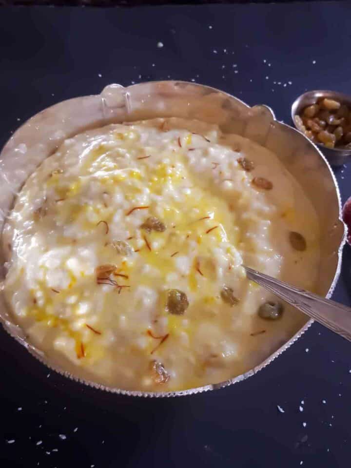 Rice Kheer with Coconut Milk Profusion Curry