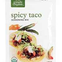 Simply Organic Spicy Taco, Seasoning Mix, Certified Organic, 1.13-Ounce Packets (Pack of 12)