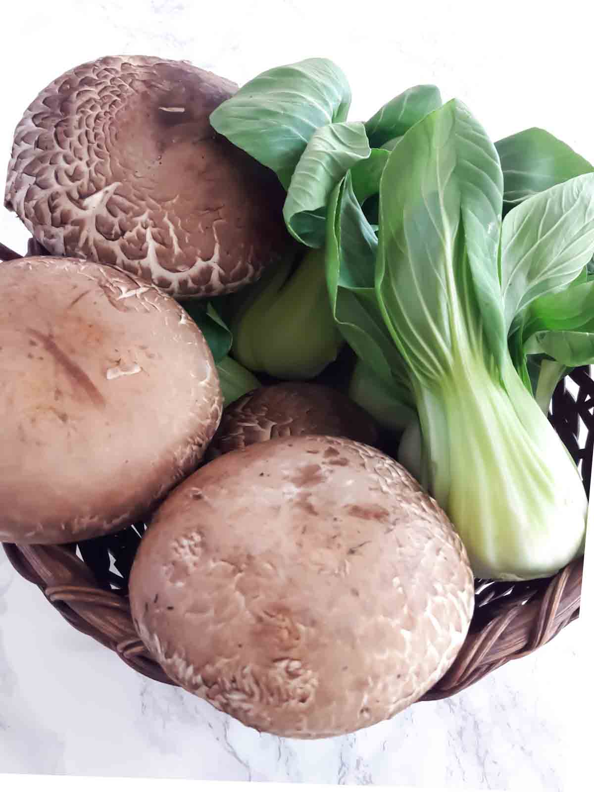 Ingredients used in making Asian Grilled Vegetables recipe.
