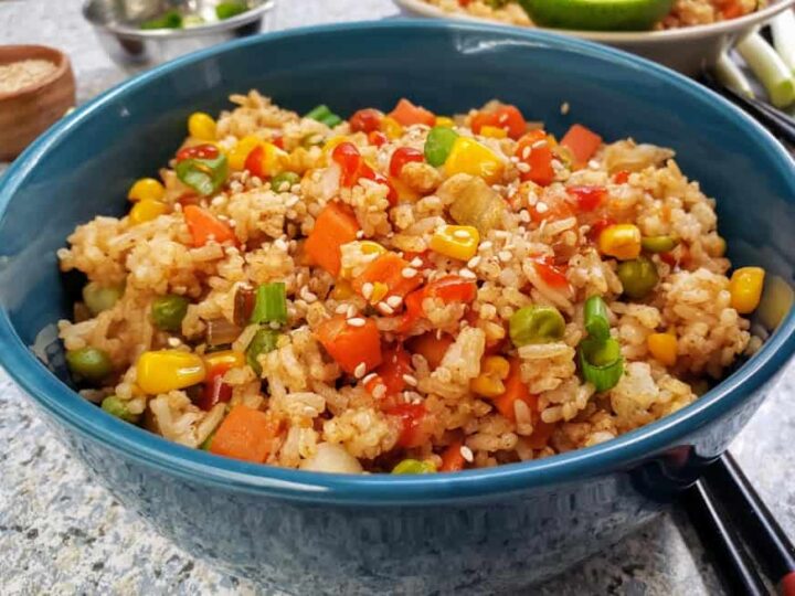 Instant Pot Vegetable Fried Rice Profusion Curry