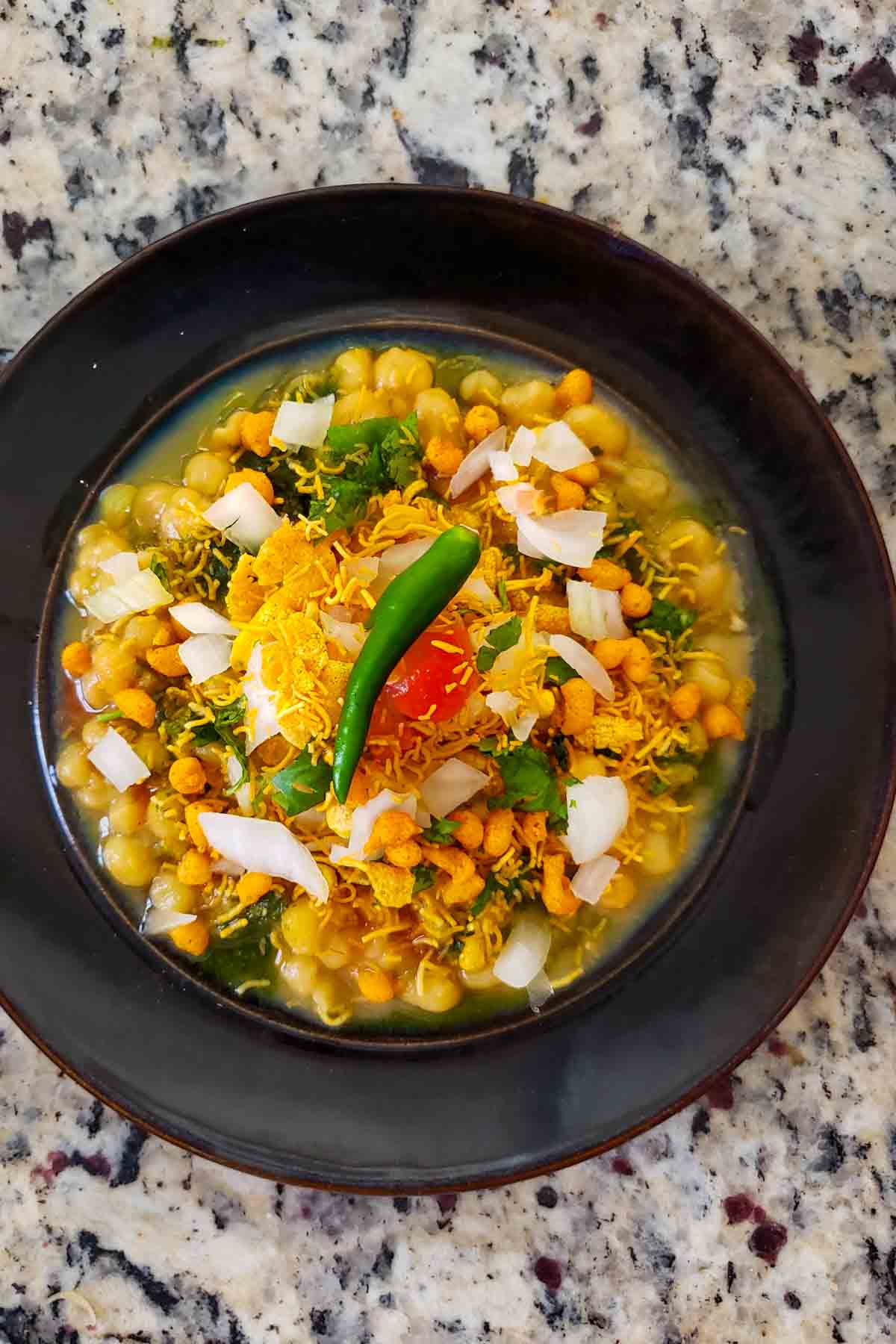 Craving real Indian street food? This warm, tangy Matar Chaat delivers bold flavor with simple ingredients&mdash;no frying required.