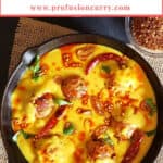 Pinterest image for Instantpot kadhi pakora recipe