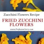 Make the most of fresh zucchini blossoms with this easy recipe for fried zucchini flowers and cheesy zucchini blossom fritters. Crispy, golden, and irresistible!