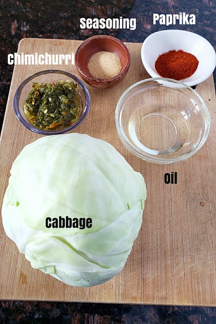 Ingredients used in making this recipe.