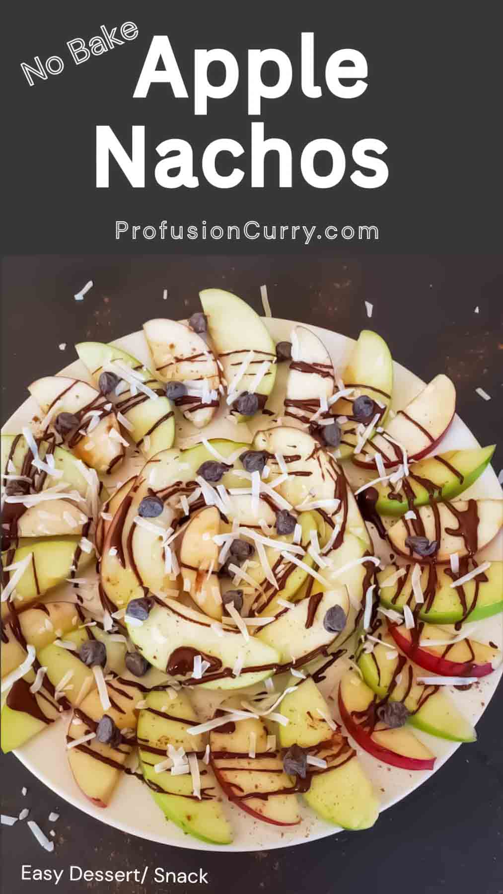 These easy Apple Nachos are a quick 10-minute snack or dessert made with crisp apples, peanut butter, chocolate, crunchy nuts, and dulce de leche. Perfect for fall parties, after-school snacks, Thanksgiving, or a simple no-bake apple dessert. Customize them with your favorite toppings for a fun and festive treat!