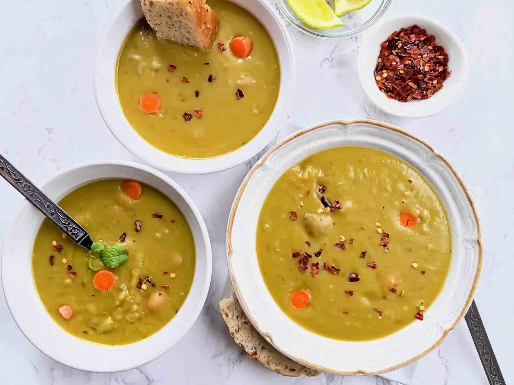 healthy split pea soup vegan.