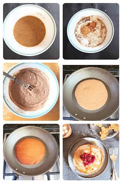 Process shot collage showing major steps involved in making this recipe.