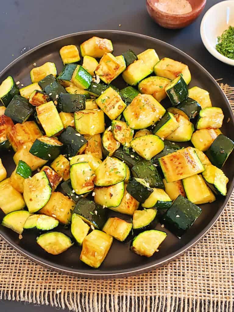 Air Fryer Zucchini No Breading - Profusion Curry