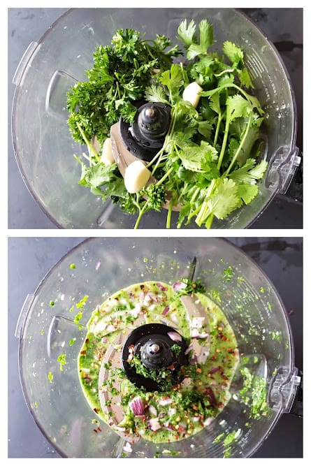 Instruction collage showing how to make this recipe.