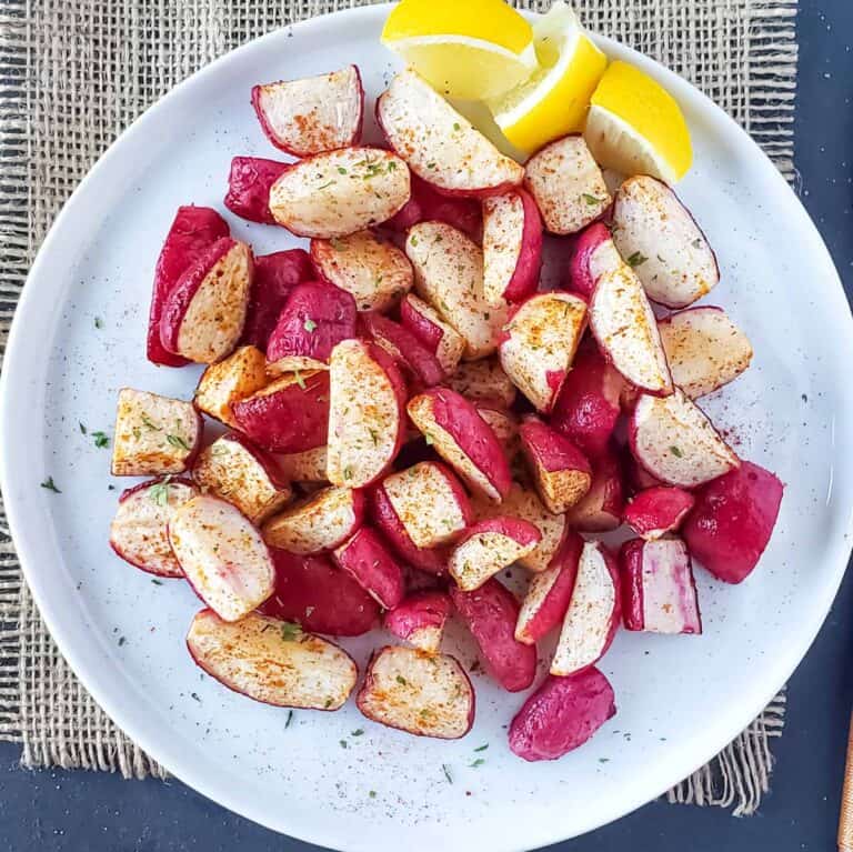Roasted Radishes in Air Fryer or Oven Profusion Curry