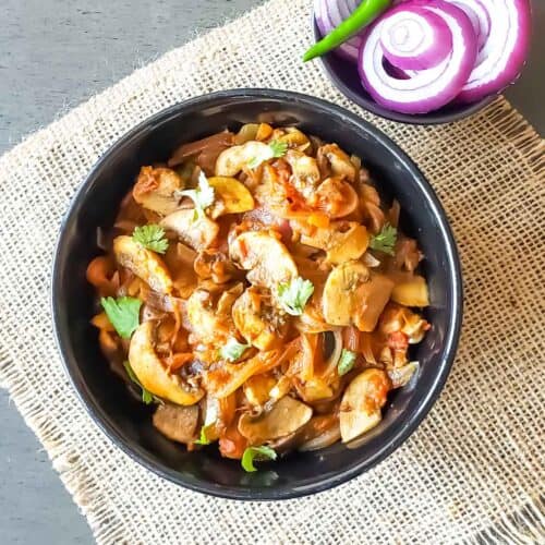 Mushroom Masala Recipe - Profusion Curry
