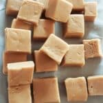 Smooth and creamy peanut butter fudge pieces.