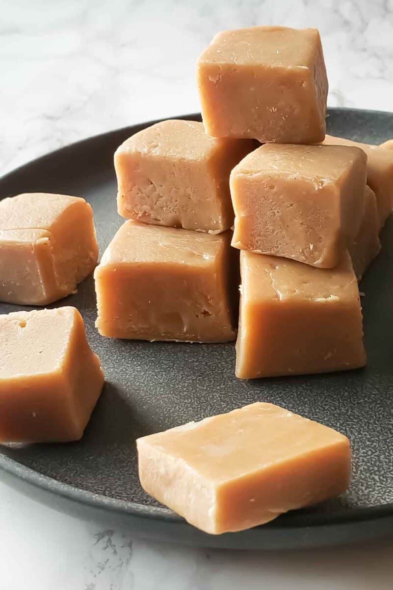 Peanut butter fudge with condensed milk profusion curry