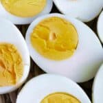 Perfectly cooked hard boiled and soft boiled air fryer eggs with easy hassle free method.
