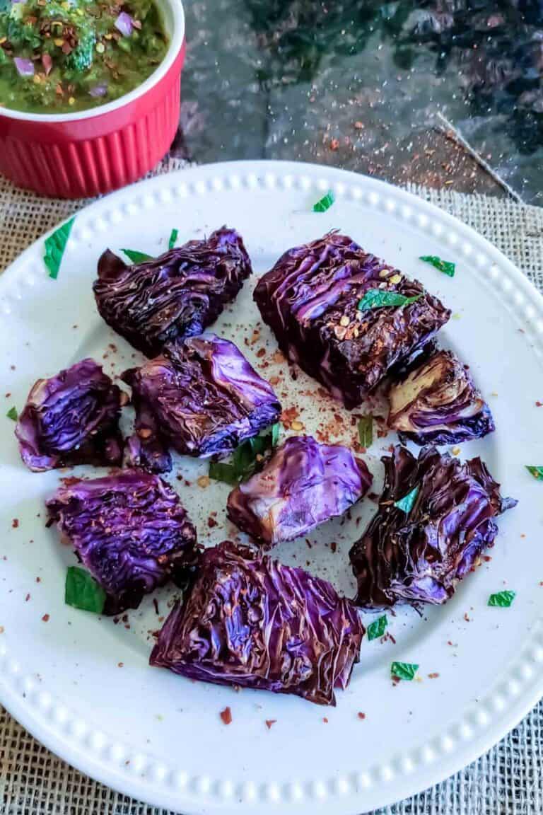 Air Fryer Red Cabbage Profusion Curry