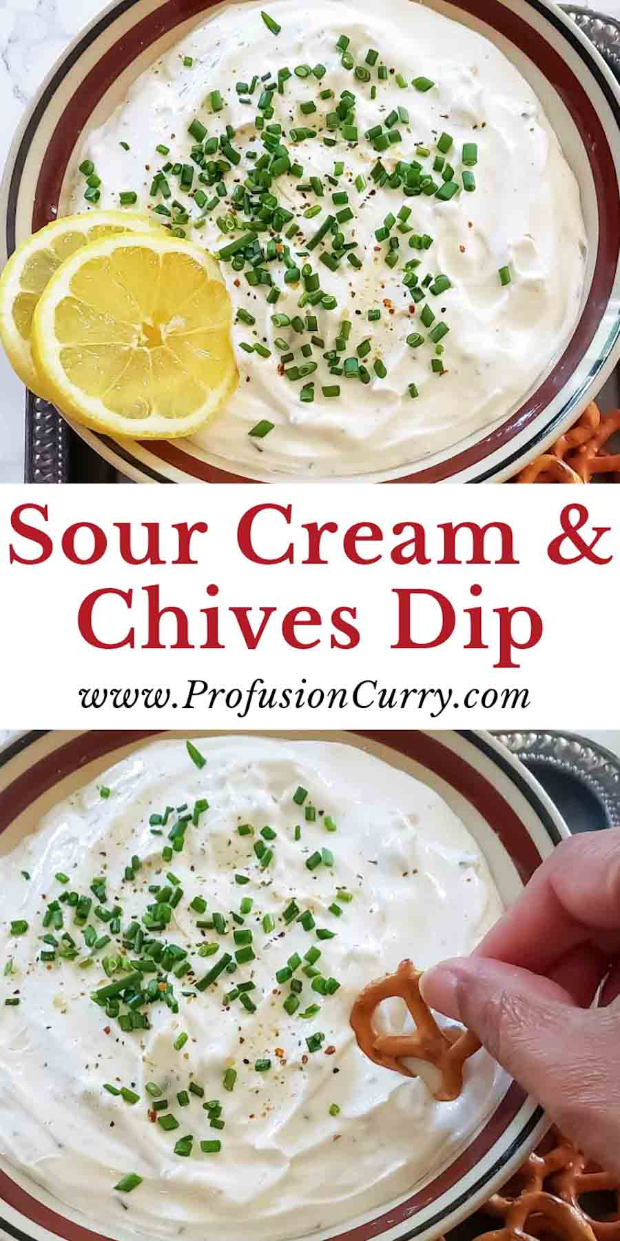 Sour Cream and Chives Dip - Profusion Curry