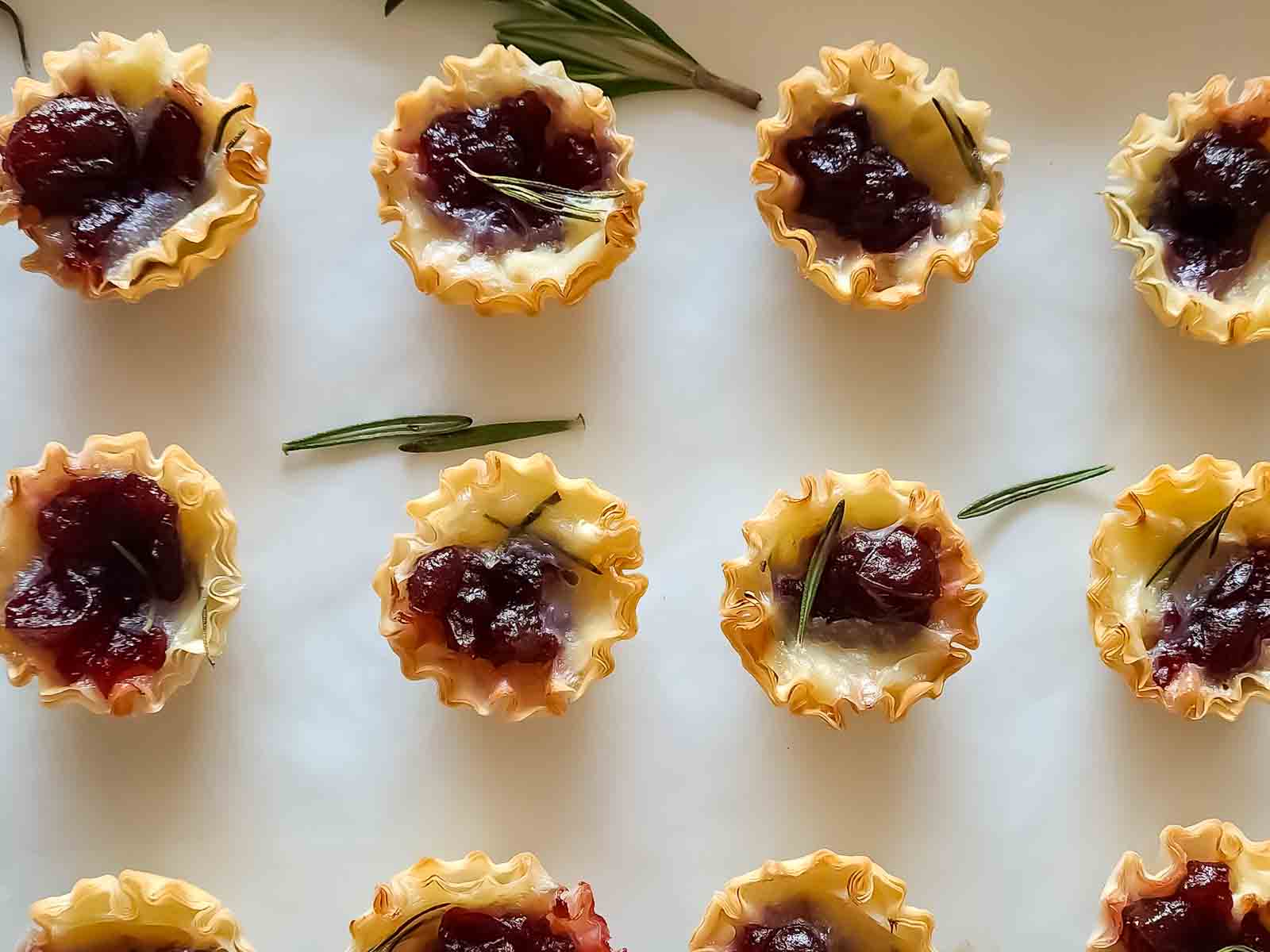 Adding cranberry sace over the top.