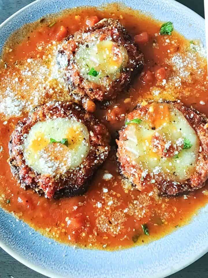 Air Fryer Eggplant Parmesan - Profusion Curry