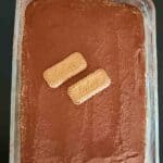 Biscoff Tiramisu which is fusion tiramisu recipe made with biscoff coffee cookies instead of traditional lady fingers ( Savoiardi ) cookies, served for eggless and no-bake dessert.