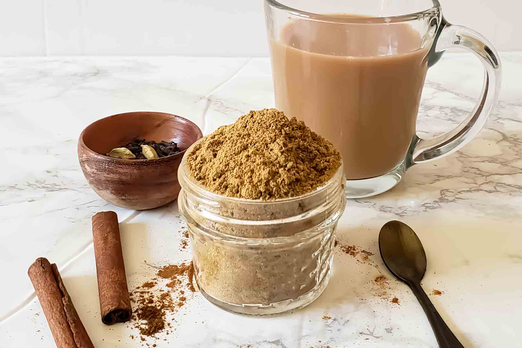 Chai Spice which is herbal blend of Spiced Chai Tea is popular recipe of Indian masala chai. 