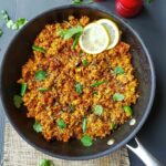 Paneer Bhurji is a popular North Indian dish made with Indian cottage cheese, herbs and Indian spices.