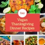 Collection of photos made for celebrating vegan and plant based Thanksgiving.