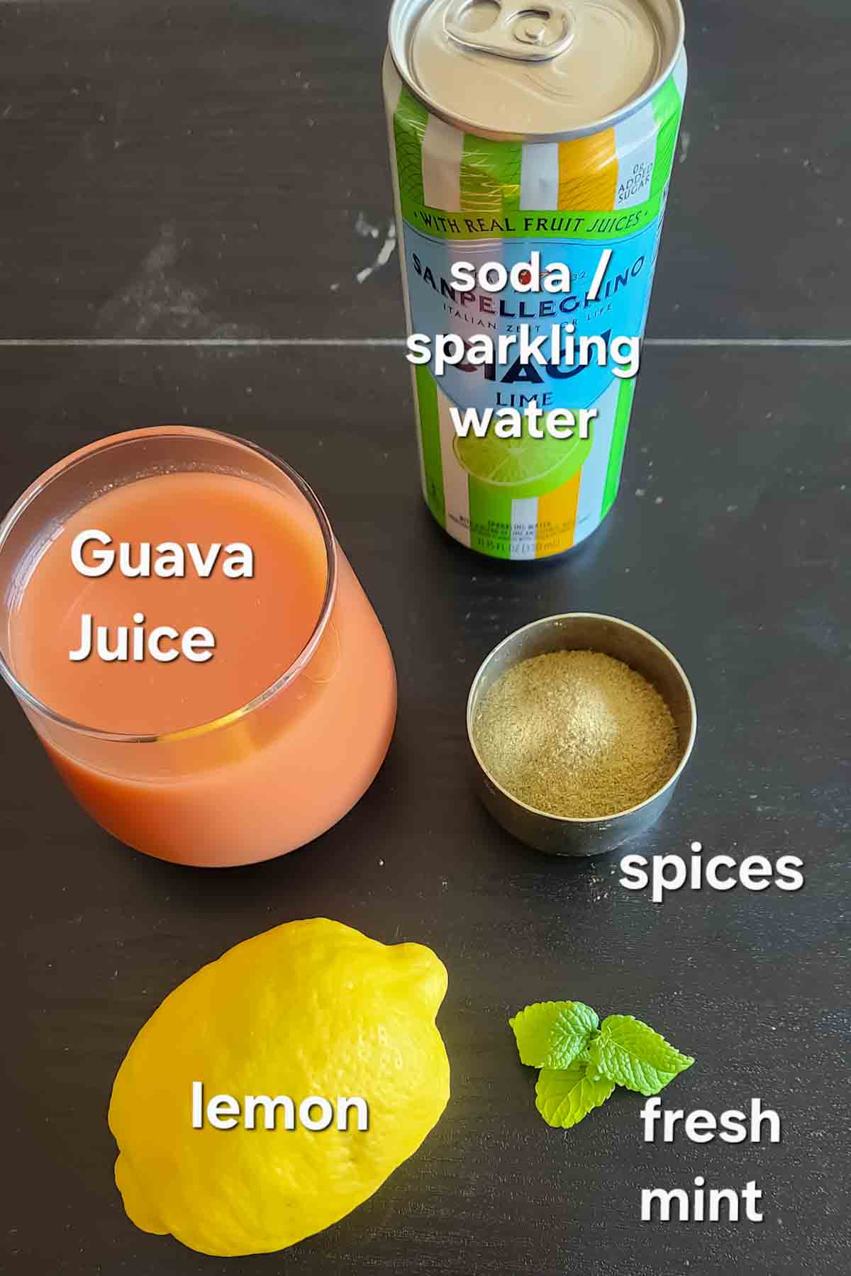 Just 5 ingredients to make this refreshing Indian Spiced Guava Mocktail Drink.